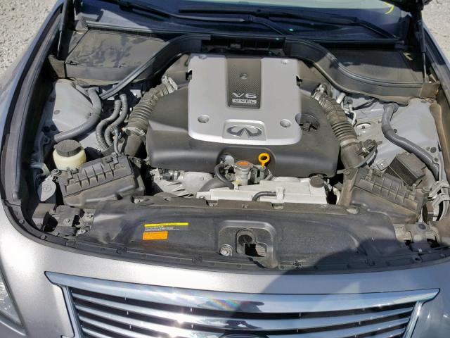 JN1CV6AP2FM580076 - 2015 INFINITI Q40 GRAY photo 7