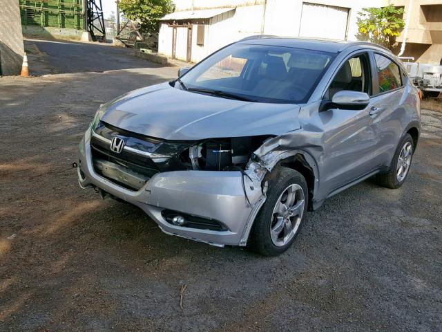 3CZRU5H79HM708910 - 2017 HONDA HR-V EXL SILVER photo 2