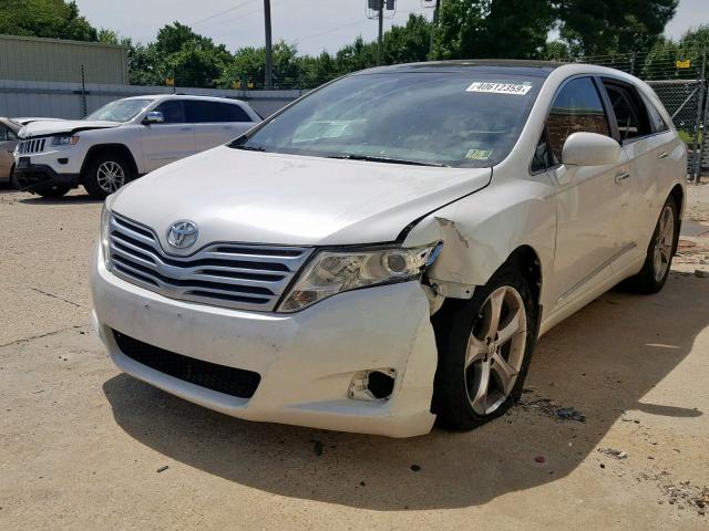 4T3ZK3BB5CU051561 - 2012 TOYOTA VENZA LE WHITE photo 2