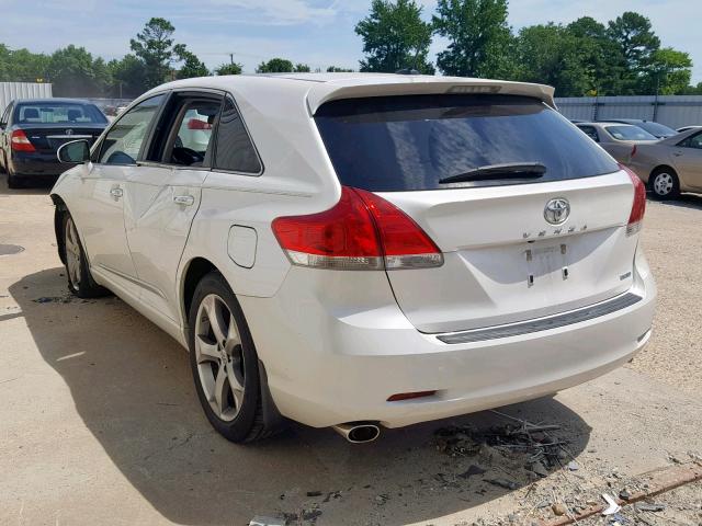 4T3ZK3BB5CU051561 - 2012 TOYOTA VENZA LE WHITE photo 3