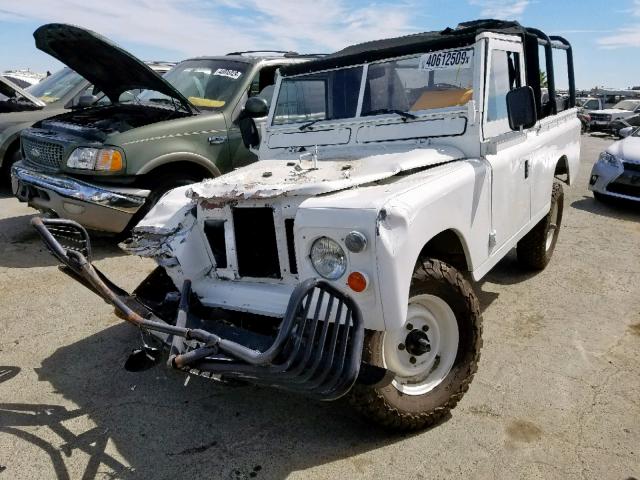 LBCAH2AA119362 - 1978 LAND ROVER LANDROVER WHITE photo 2