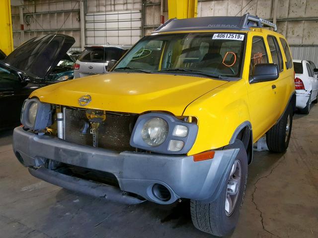 5N1ED28Y54C616163 - 2004 NISSAN XTERRA XE YELLOW photo 2