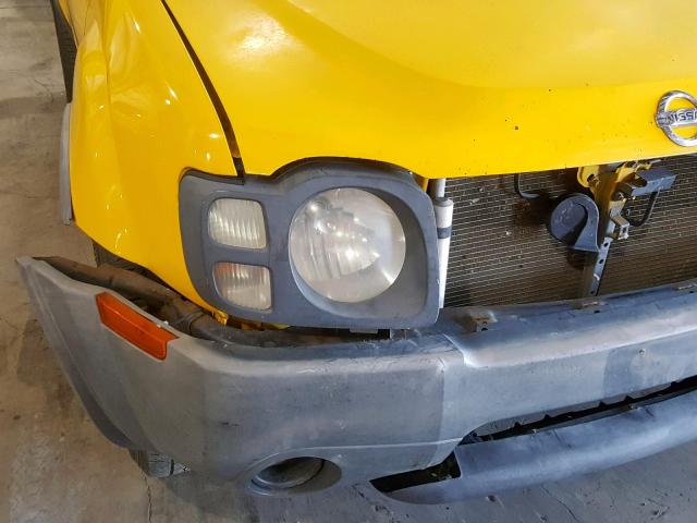 5N1ED28Y54C616163 - 2004 NISSAN XTERRA XE YELLOW photo 9