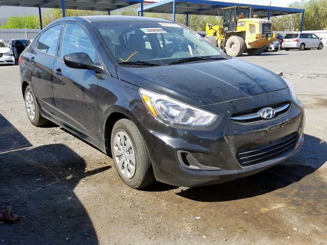 KMHCT4AE0HU378616 - 2017 HYUNDAI ACCENT SE BLACK photo 1