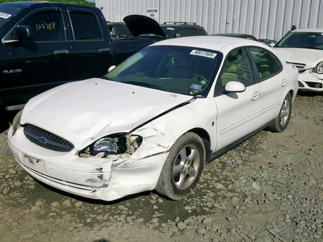 1FAFP55271A243898 - 2001 FORD TAURUS SES WHITE photo 2