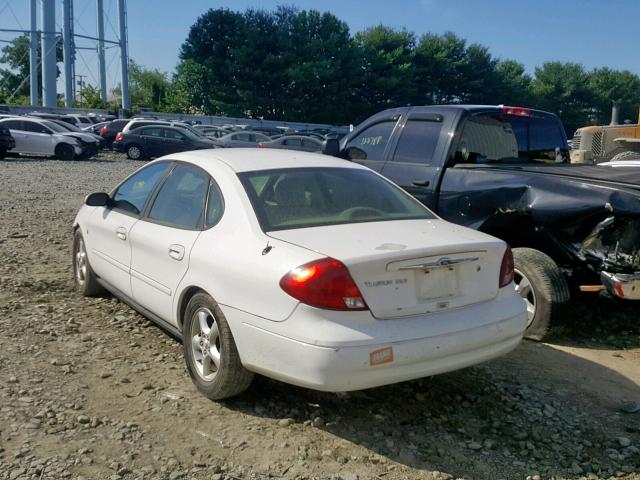 1FAFP55271A243898 - 2001 FORD TAURUS SES WHITE photo 3