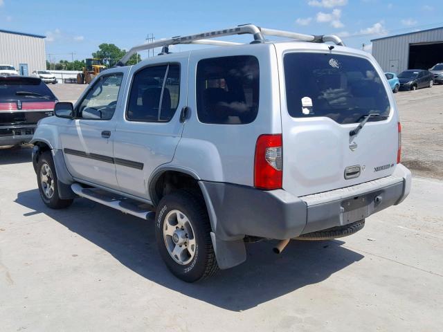 5N1ED28T6YC611662 - 2000 NISSAN XTERRA XE SILVER photo 3