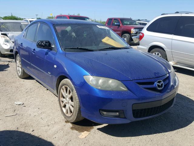 JM1BK323981848637 - 2008 MAZDA 3 S BLUE photo 1