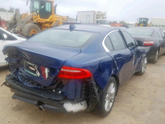 SAJAD4BG7HA947456 - 2017 JAGUAR XE PREMIUM BLUE photo 4