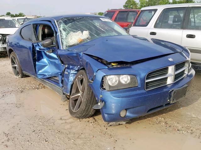 2B3KA33V69H512323 - 2009 DODGE CHARGER SX BLUE photo 1