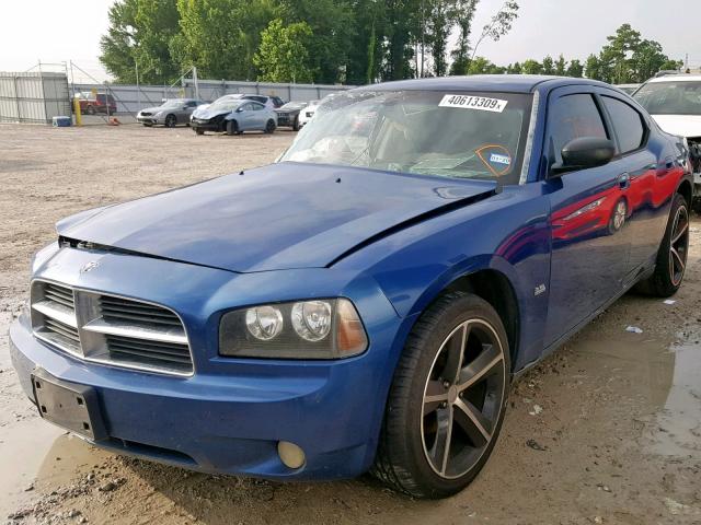 2B3KA33V69H512323 - 2009 DODGE CHARGER SX BLUE photo 2