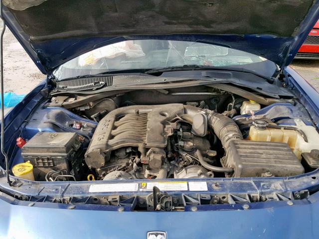 2B3KA33V69H512323 - 2009 DODGE CHARGER SX BLUE photo 7