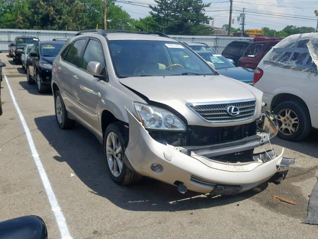 JTJHW31U472026875 - 2007 LEXUS RX 400H TAN photo 1