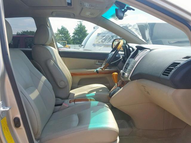 JTJHW31U472026875 - 2007 LEXUS RX 400H TAN photo 5