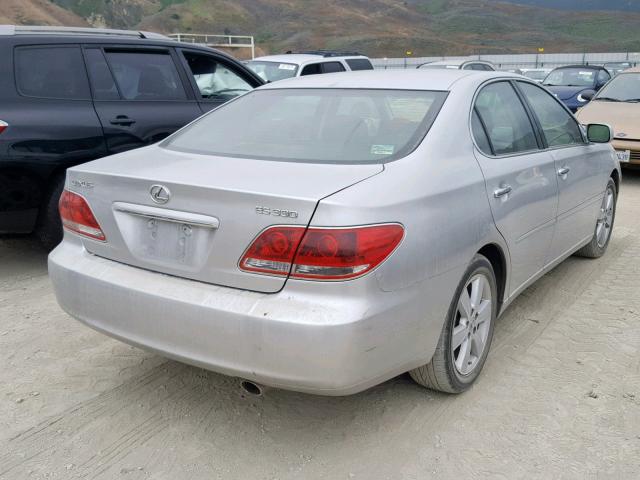 JTHBA30G555061003 - 2005 LEXUS ES 330 SILVER photo 4