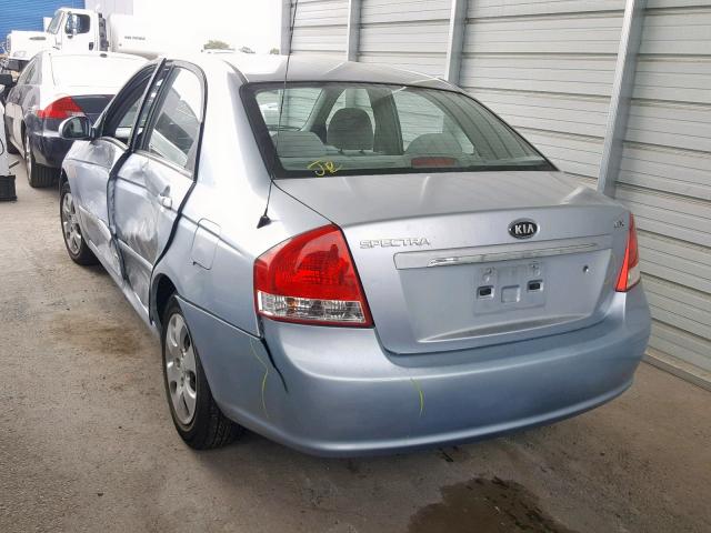 KNAFE122975404229 - 2007 KIA SPECTRA EX SILVER photo 3