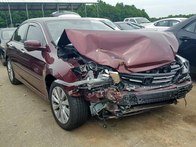 1HGCR2F82EA068766 - 2014 HONDA ACCORD EXL MAROON photo 1