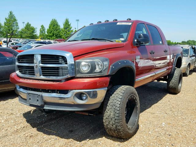 3D7KS29C77G718409 - 2007 DODGE RAM 2500 BURGUNDY photo 2