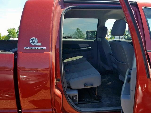 3D7KS29C77G718409 - 2007 DODGE RAM 2500 BURGUNDY photo 6