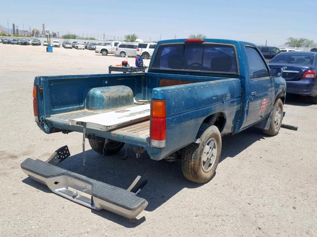 1N6SD11S3SC393302 - 1995 NISSAN TRUCK E/XE GREEN photo 4