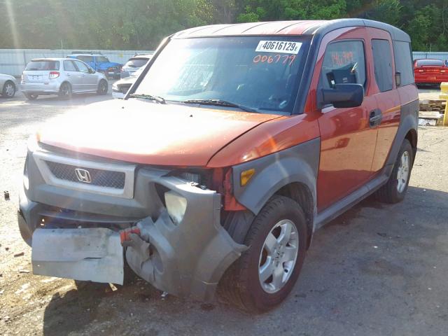 5J6YH18645L006779 - 2005 HONDA ELEMENT EX ORANGE photo 2