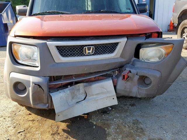 5J6YH18645L006779 - 2005 HONDA ELEMENT EX ORANGE photo 9