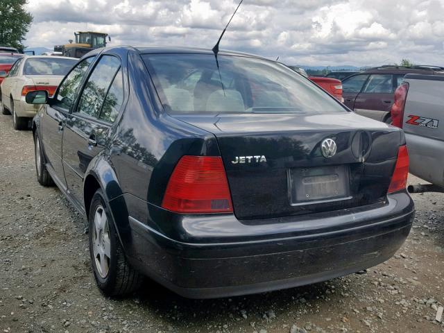 3VWSA29M2YM124378 - 2000 VOLKSWAGEN JETTA GLS BLACK photo 3