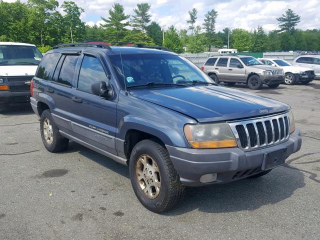 1J4GW48S91C696748 - 2001 JEEP GRAND CHER BLUE photo 1