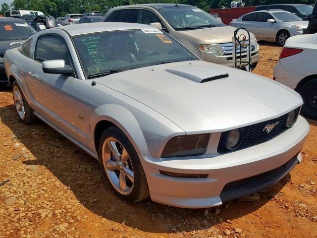 1ZVHT82H475337860 - 2007 FORD MUSTANG GT SILVER photo 1