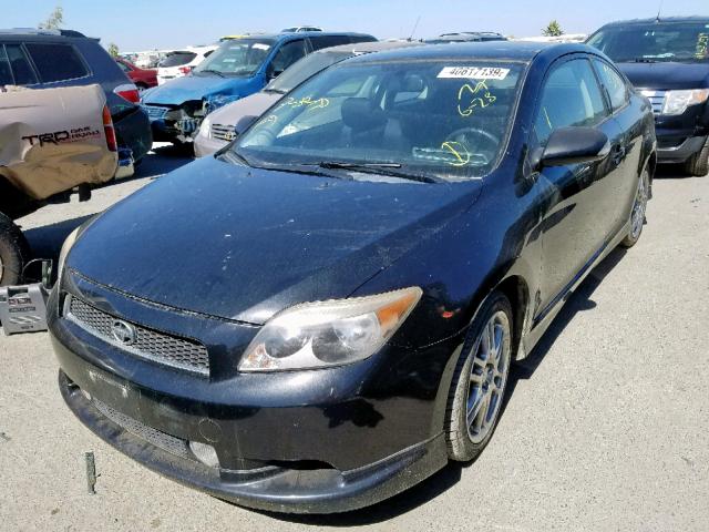 JTKDE177X50040047 - 2005 TOYOTA SCION TC BLACK photo 2