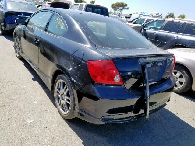 JTKDE177X50040047 - 2005 TOYOTA SCION TC BLACK photo 3