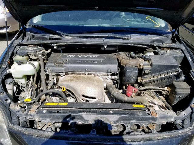 JTKDE177X50040047 - 2005 TOYOTA SCION TC BLACK photo 7