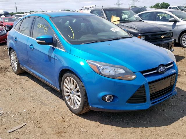 1FAHP3J29CL138631 - 2012 FORD FOCUS TITA BLUE photo 1