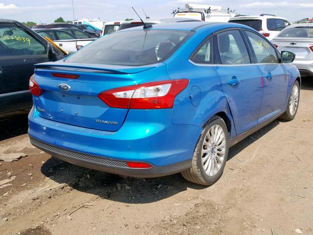 1FAHP3J29CL138631 - 2012 FORD FOCUS TITA BLUE photo 4