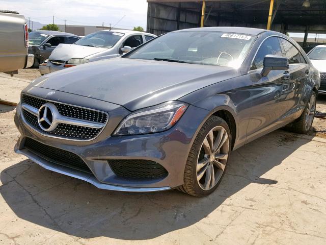 WDDLJ7DB5GA177751 - 2016 MERCEDES-BENZ CLS 550 GRAY photo 2