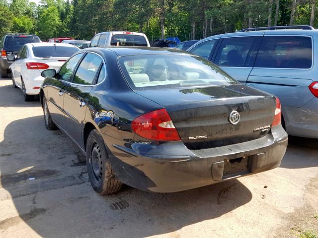 2G4WD552X71131114 - 2007 BUICK LACROSSE C BLACK photo 3