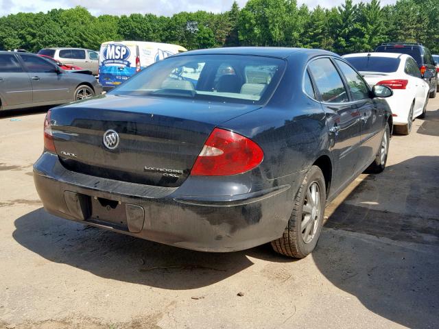 2G4WD552X71131114 - 2007 BUICK LACROSSE C BLACK photo 4