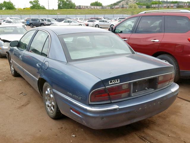 1G4CW54K324232250 - 2002 BUICK PARK AVENU BLUE photo 3