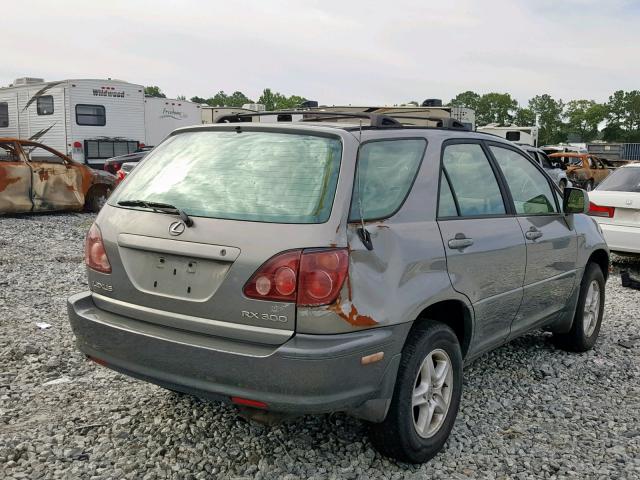 JT6HF10U3Y0119304 - 2000 LEXUS RX 300 GRAY photo 4