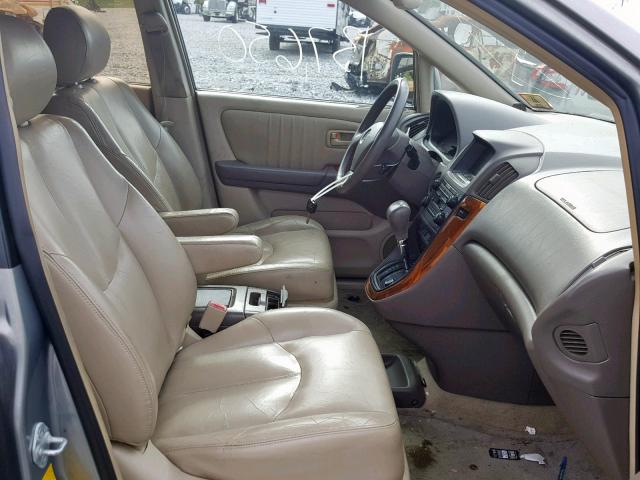 JT6HF10U3Y0119304 - 2000 LEXUS RX 300 GRAY photo 5