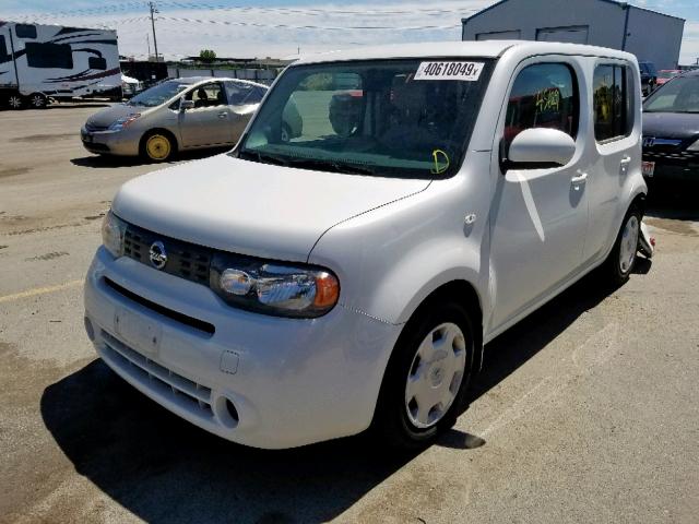 JN8AZ2KRXDT300915 - 2013 NISSAN CUBE S WHITE photo 2