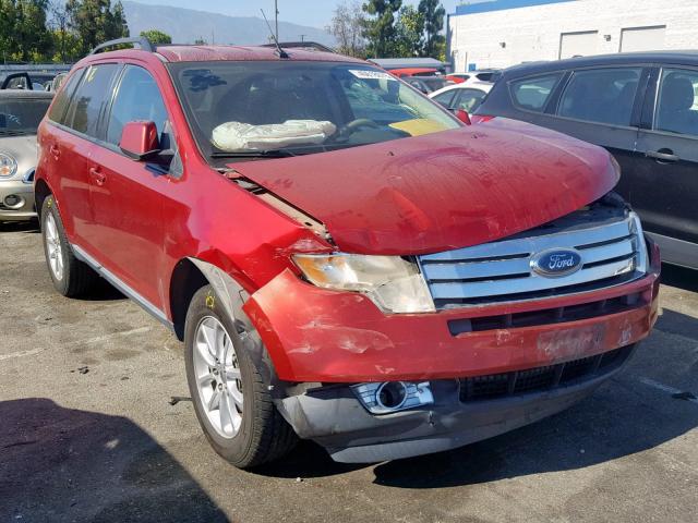 2FMDK48C09BB01435 - 2009 FORD EDGE SEL RED photo 1