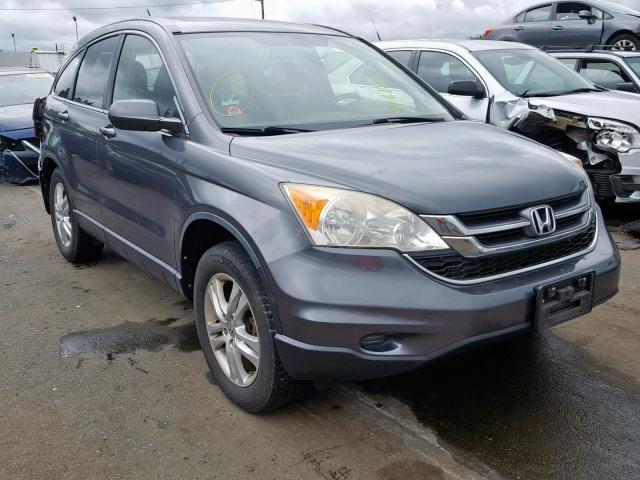 JHLRE4H79BC025193 - 2011 HONDA CR-V EXL GRAY photo 1