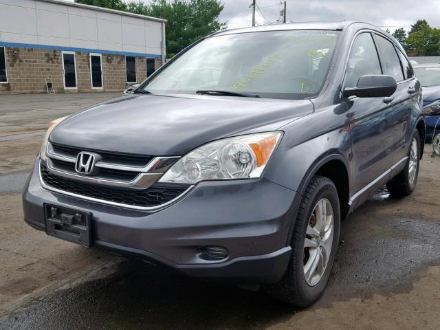 JHLRE4H79BC025193 - 2011 HONDA CR-V EXL GRAY photo 2