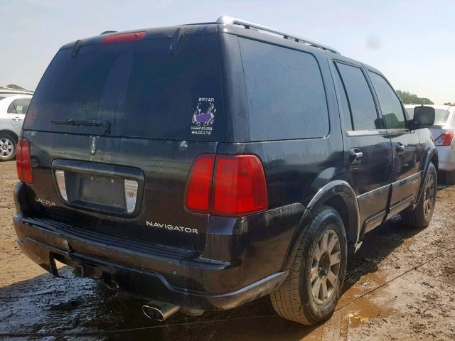 5LMFU28R04LJ20732 - 2004 LINCOLN NAVIGATOR BLACK photo 4