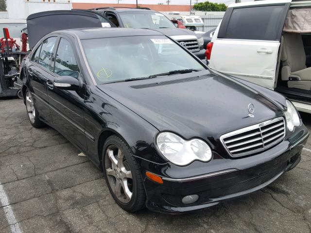 WDBRF52H97F907471 - 2007 MERCEDES-BENZ C 230 BLACK photo 1