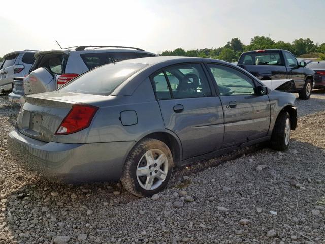1G8AZ55F47Z207656 - 2007 SATURN ION LEVEL GRAY photo 4