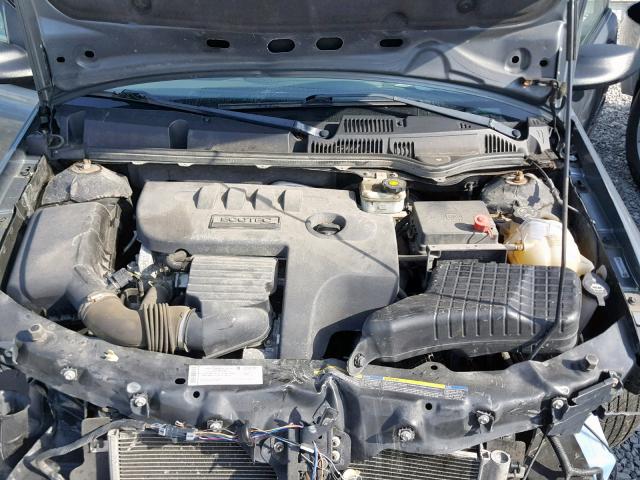 1G8AZ55F47Z207656 - 2007 SATURN ION LEVEL GRAY photo 7