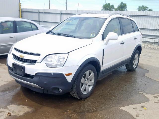 3GNAL2EK1CS641485 - 2012 CHEVROLET CAPTIVA SP WHITE photo 2