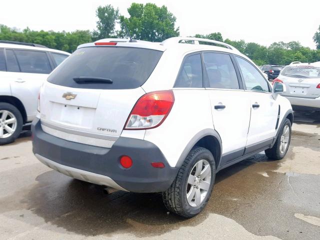 3GNAL2EK1CS641485 - 2012 CHEVROLET CAPTIVA SP WHITE photo 4